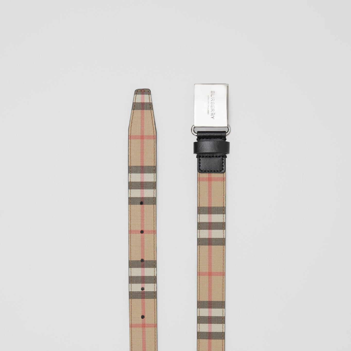 男童米色皮革腰带