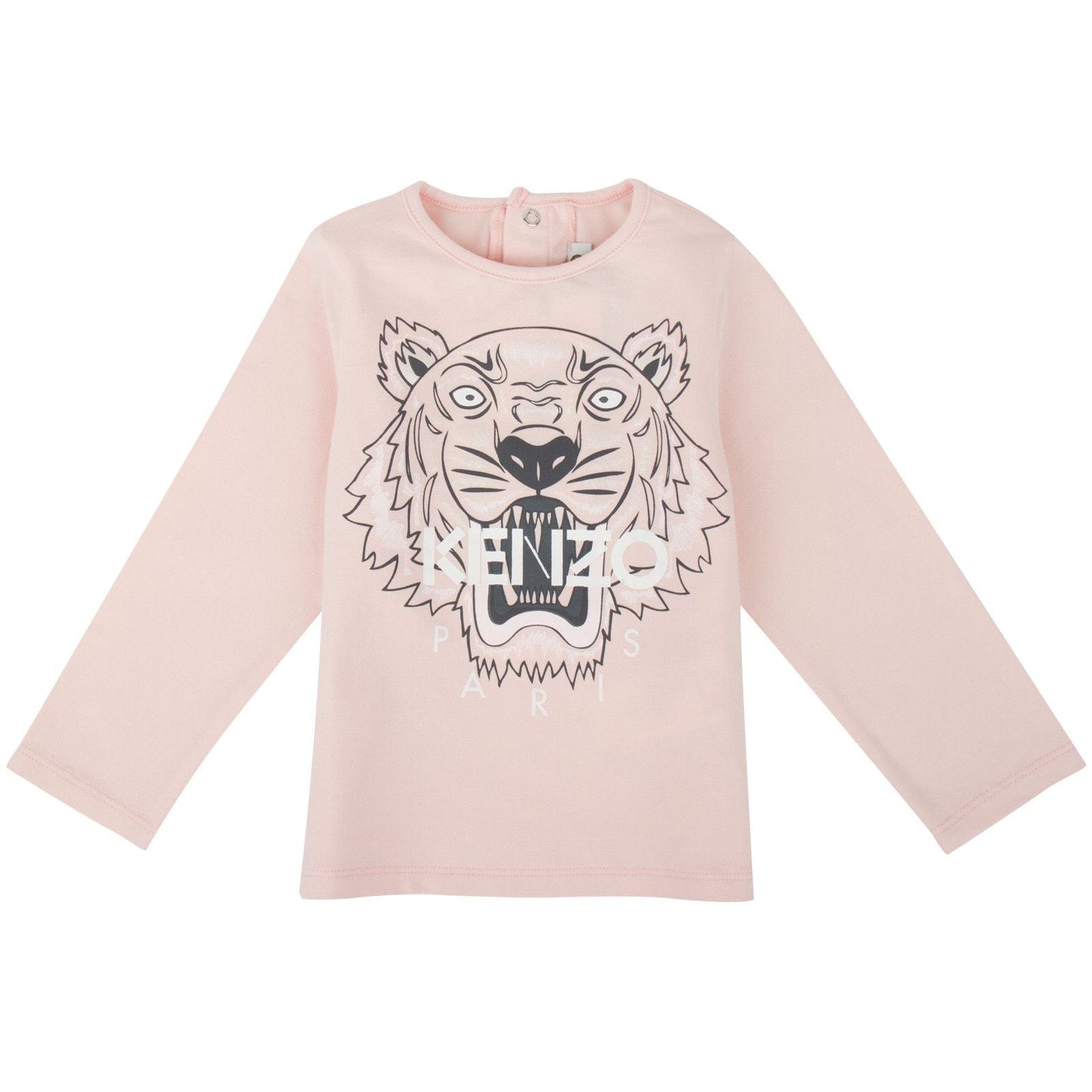 Baby Red Tiger Printed Cotton T-Shirt