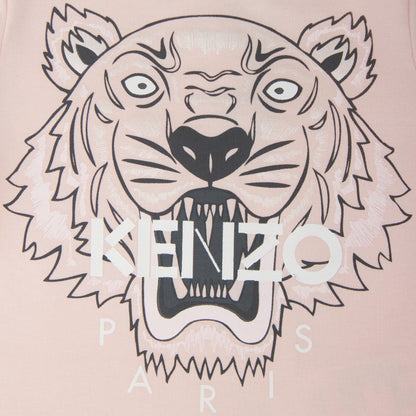 Baby Red Tiger Printed Cotton T-Shirt