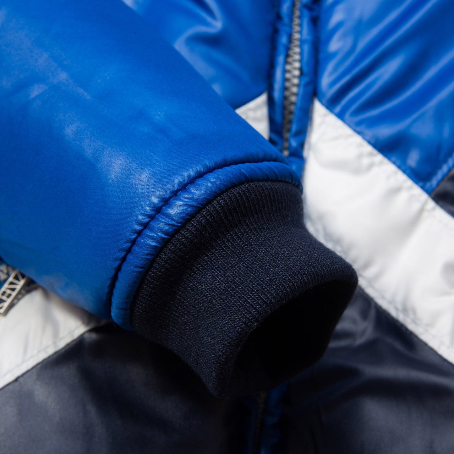 Baby Boys Navy Blue Hooded Padded Jacket