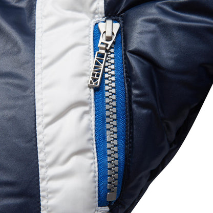 Baby Boys Navy Blue Hooded Padded Jacket