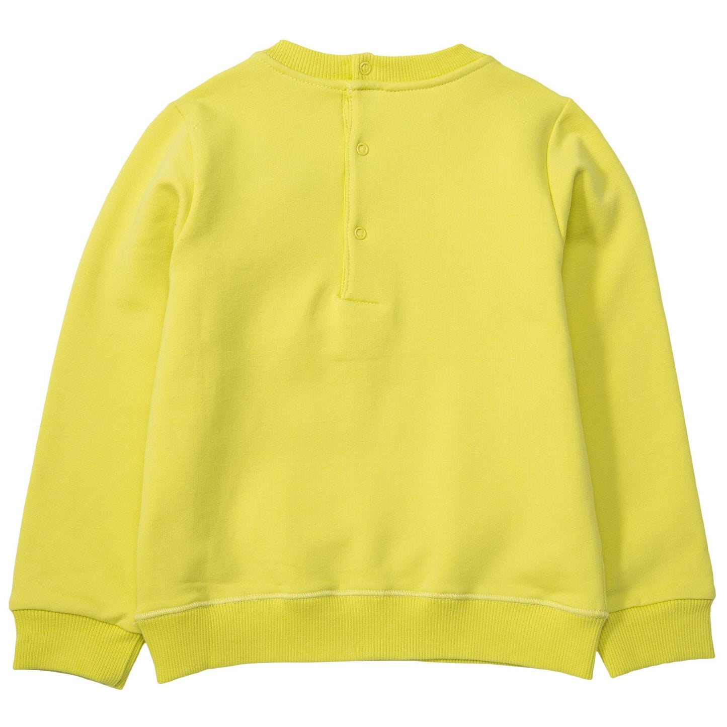 Baby Boys Lime Green Monster Embroidered Sweatshirt