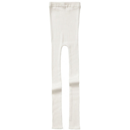 Boys & Girls White Silk Leggings