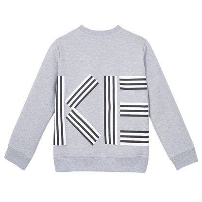Boys&Girls Grey Printed Logo Sweatshirt