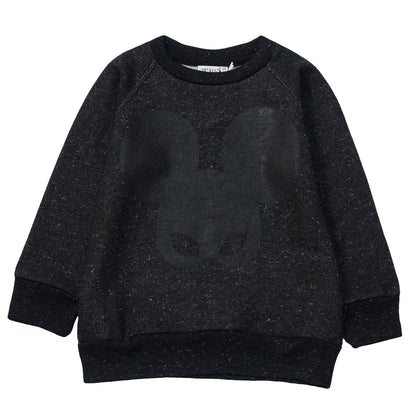Boys&Girls Black&Silver Fleck Mouse Masks Sweater