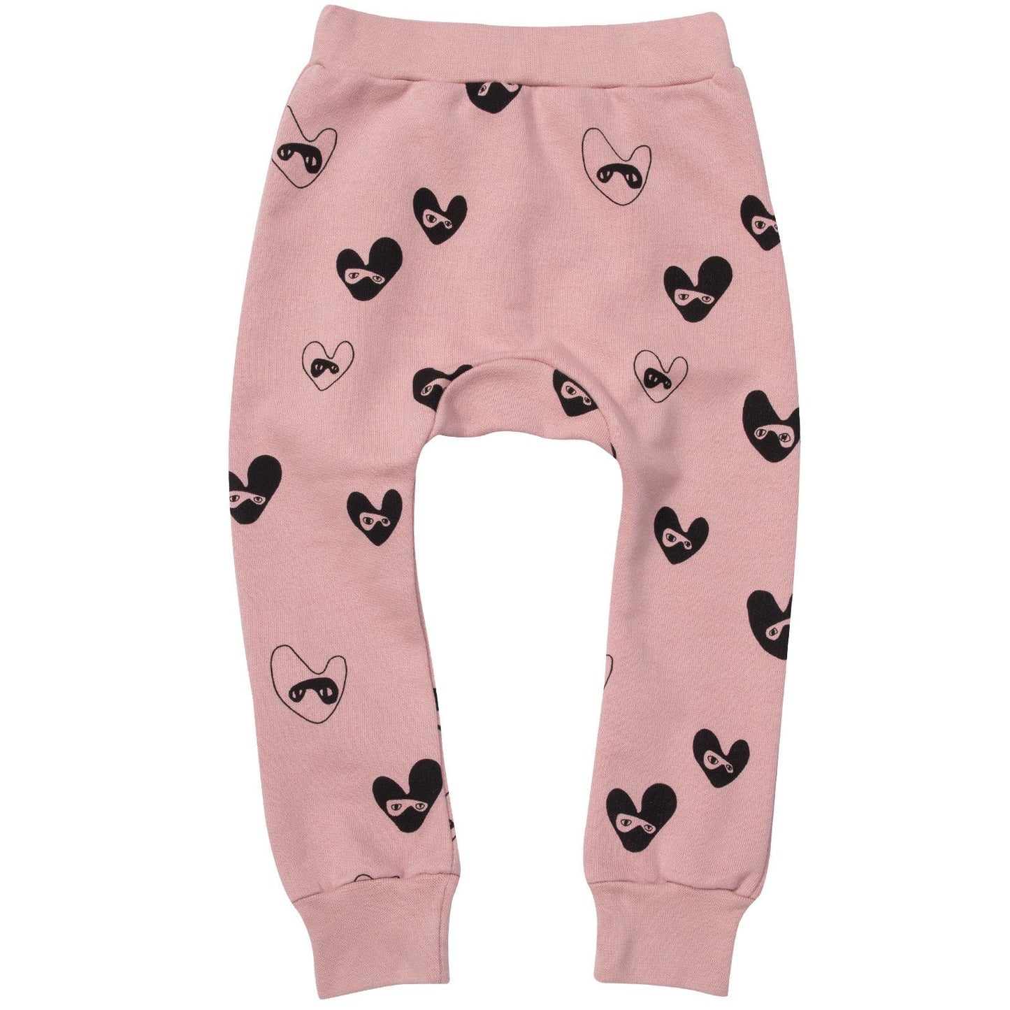 Boys&Girls Pink Davenport Pants With Bandit Lovehearts