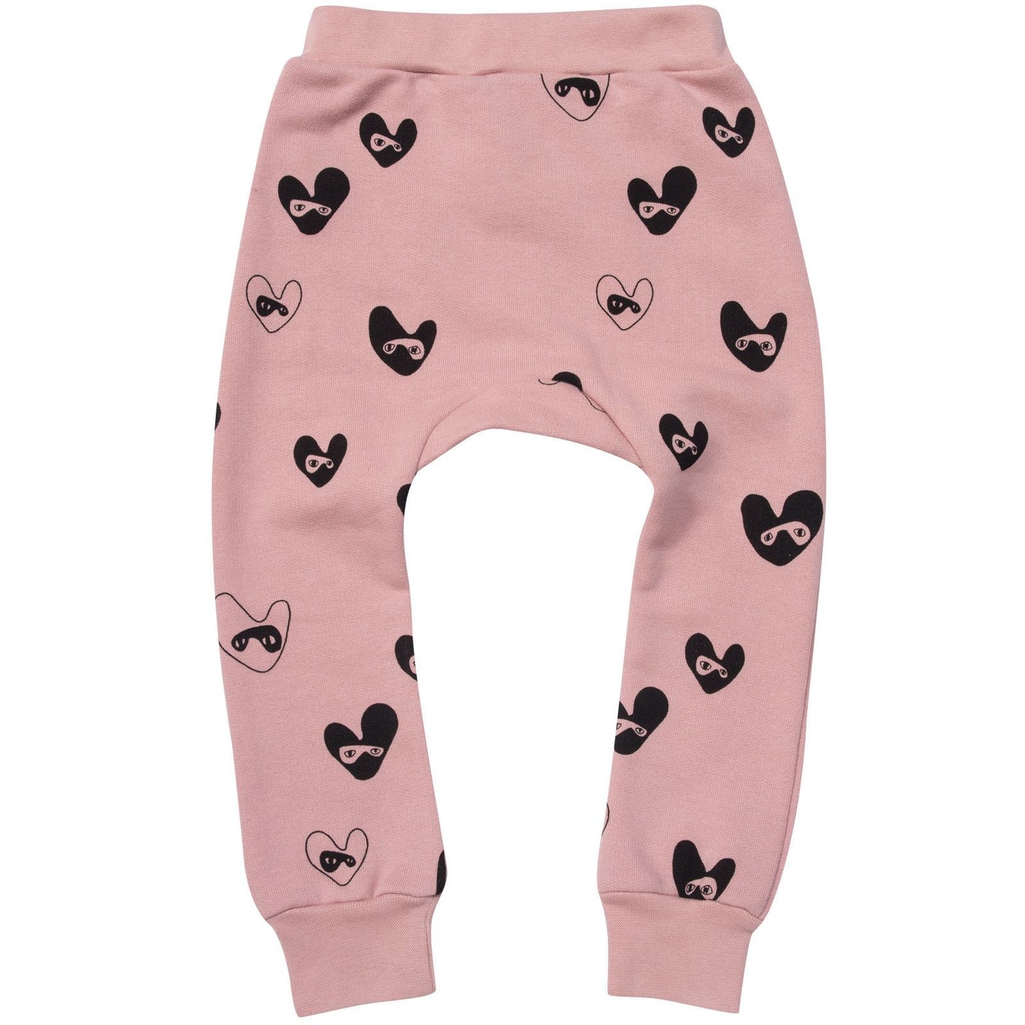Boys&Girls Pink Davenport Pants With Bandit Lovehearts