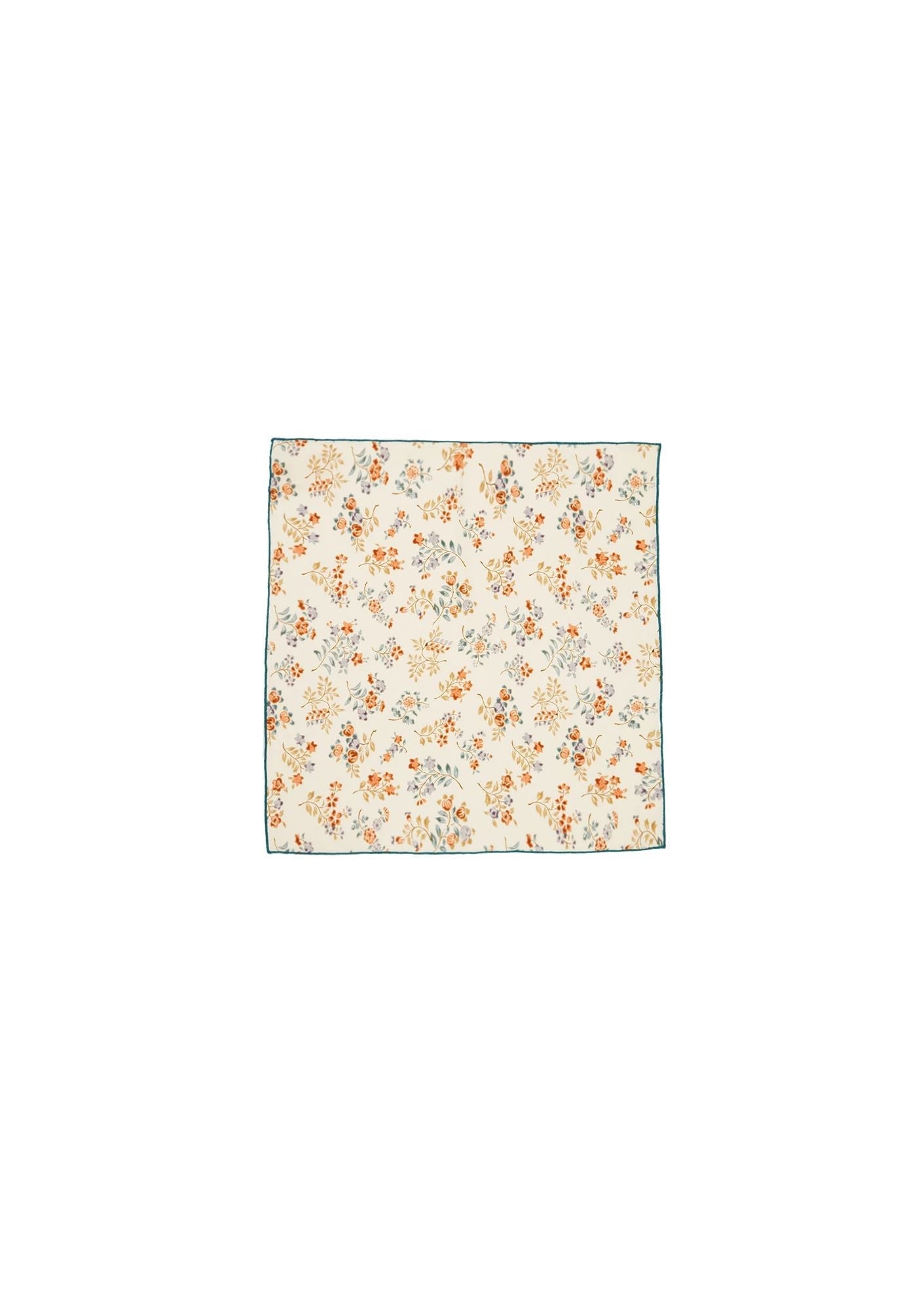 Girls Light Yellow Flower Scarf