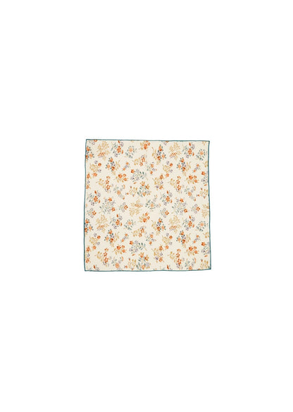 Girls Light Yellow Flower Scarf