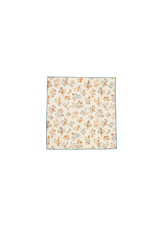 Girls Light Yellow Flower Scarf