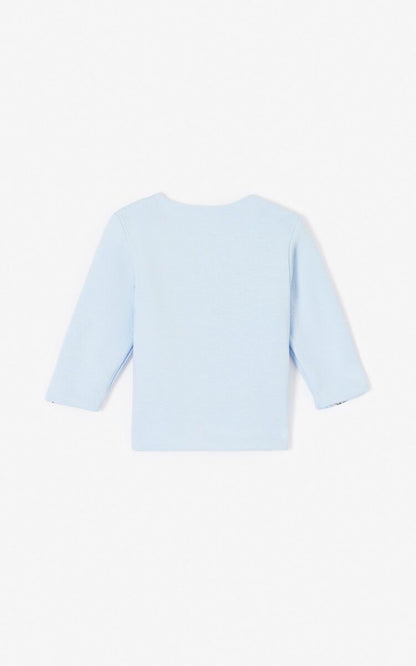 Baby Boys Blue Reversible Cardigan