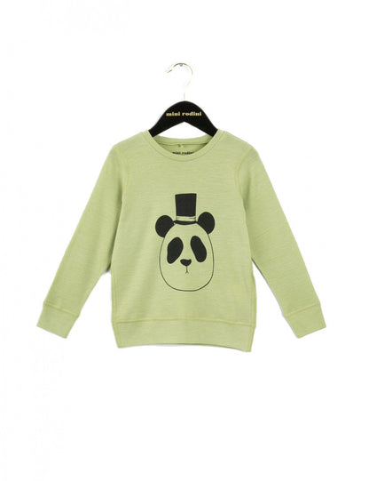 Panda Green Wool Base Layer Shirt