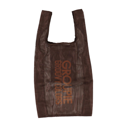 黑色网眼手提袋