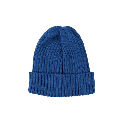儿童蓝色Logo针织帽子