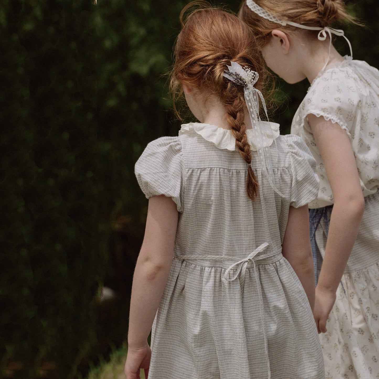 女童紫色花朵发夹