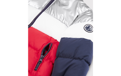 Boys Silvery Padded Down Jacket