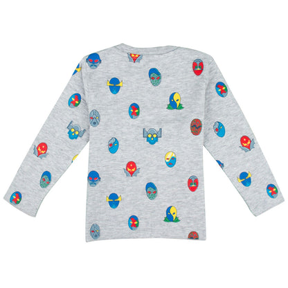 Georgie/Macy Baby Grey Super Stella Heroes Trim Top&Trousers