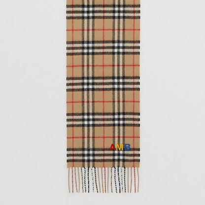 Boys & Girls Beige Stripe Wool Scarve