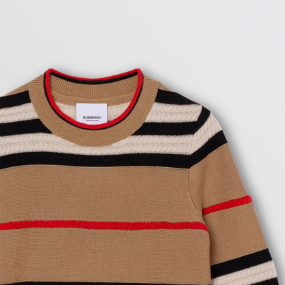 Girls Archive Beige Knit Dress
