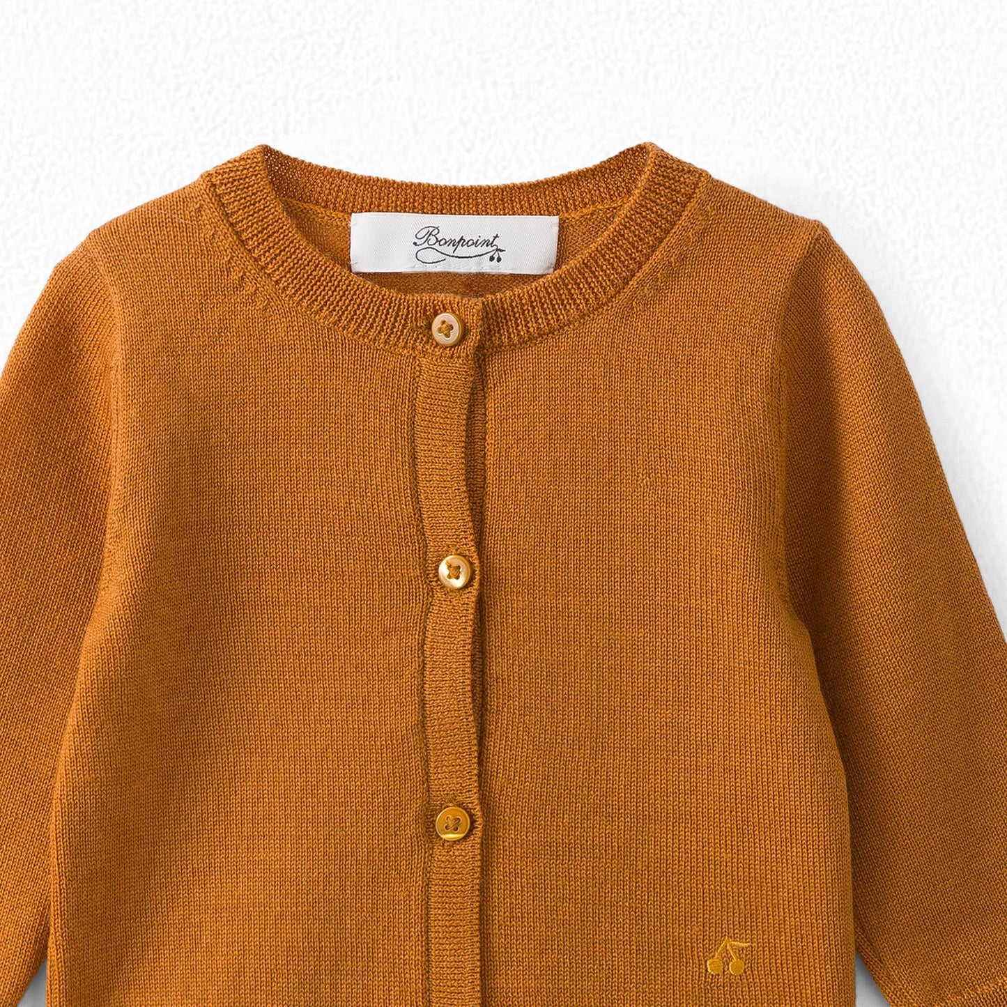 Baby Girls Honey Wool Cardigan