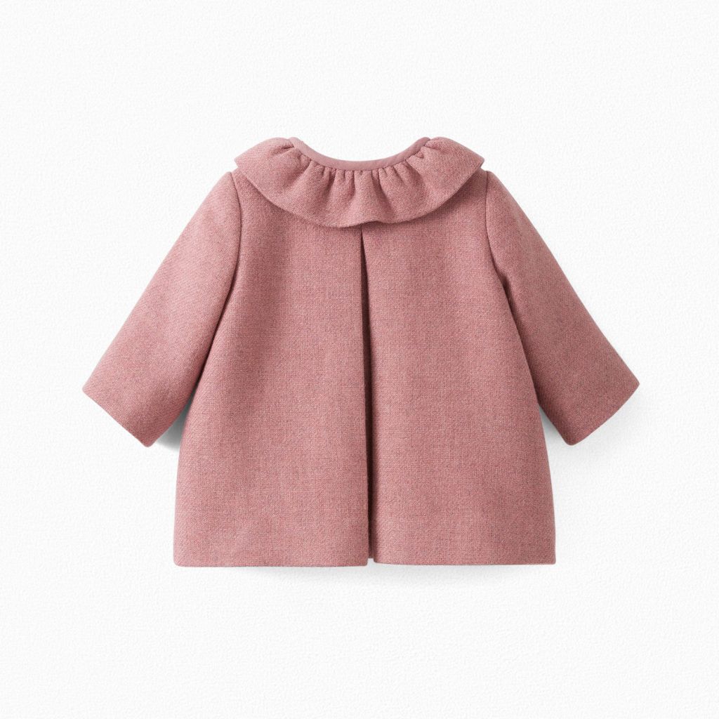 Baby Girls Dusky Pink Coat