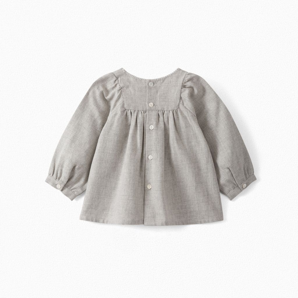 Baby Girls Light Grey Blouse
