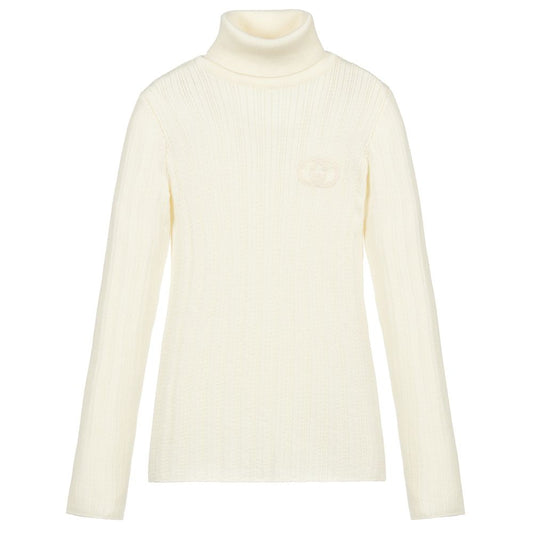 Girls Milk GG Wool Jumper