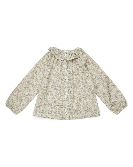 Girls Rose Cotton Blouse