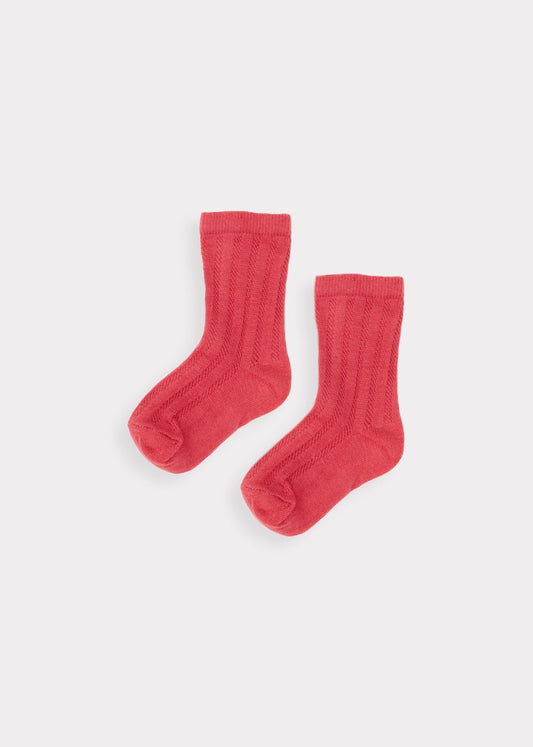 Baby Girls Cherry Cotton Socks