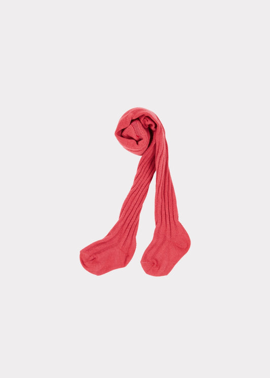 Baby Girls Cherry Cotton Tights