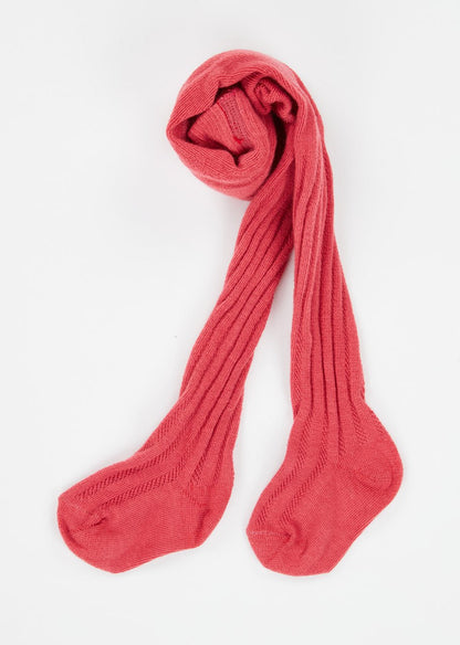 Girls Cherry Cotton Tights