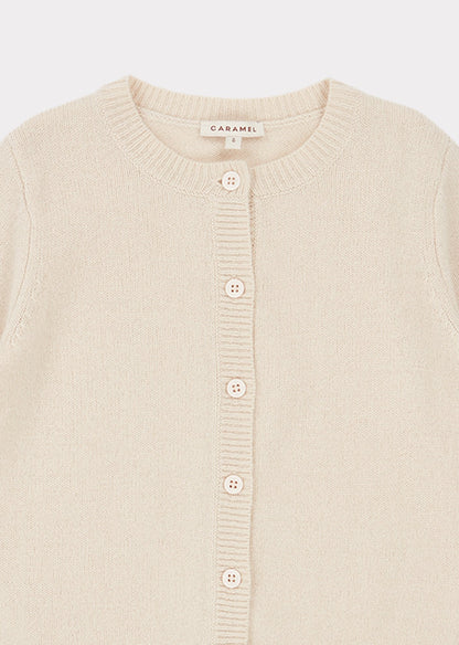 Boys & Girls Cream Gadwall Cardigan
