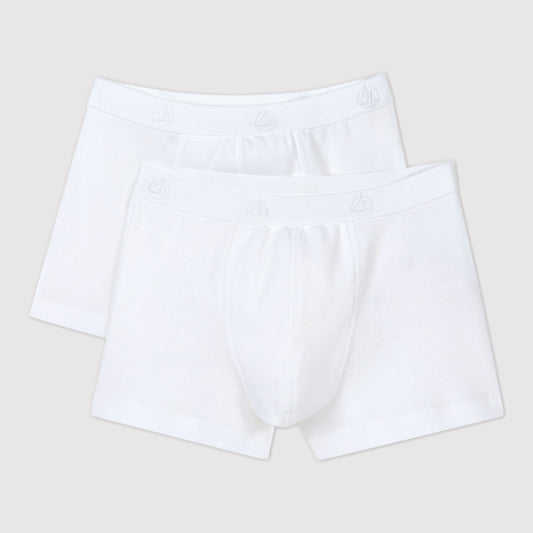 男童白色棉内裤套装(2件)