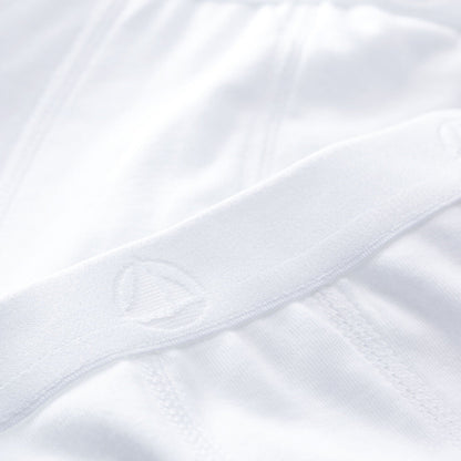 男童白色棉内裤套装(2件)