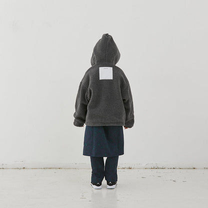 儿童藏青色双面外套