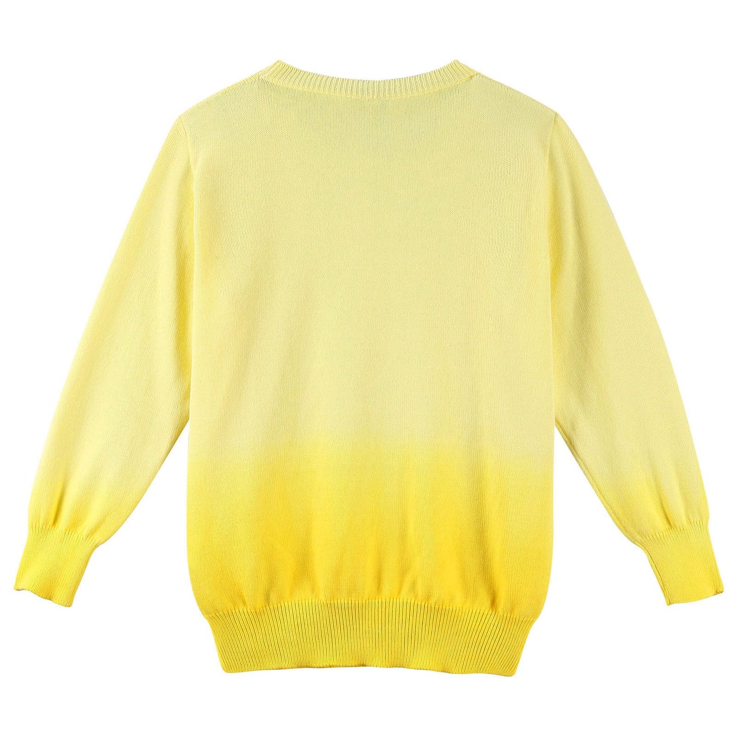 Boys Yellow Knitted Cotton Jersey Sweater