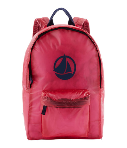 Girls Bright Pink Logo Backpack