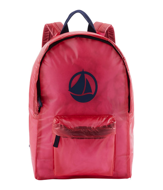 Girls Bright Pink Logo Backpack