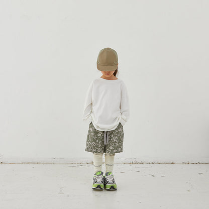 儿童卡其色帽子