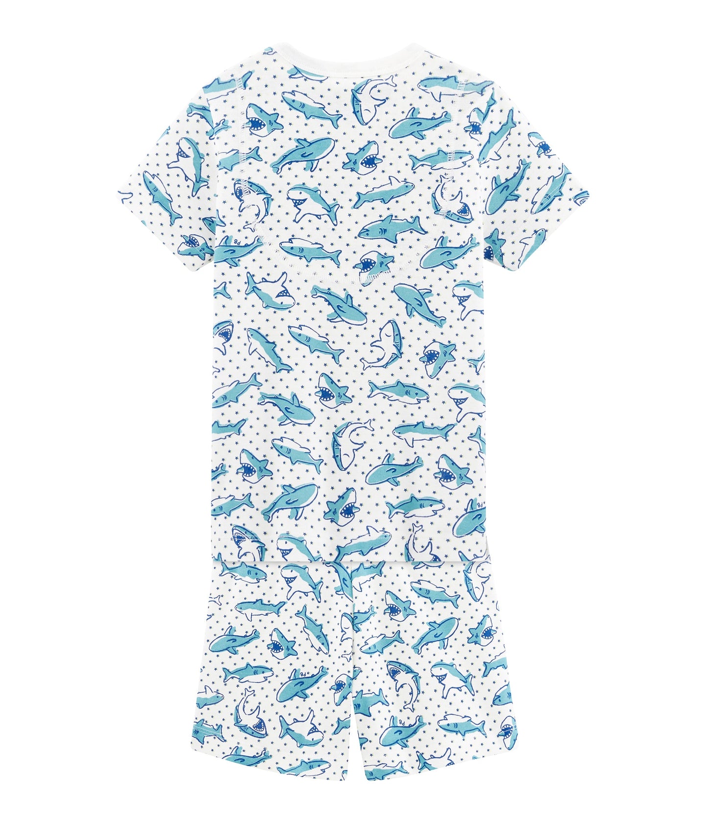 Boys White Dolphin Nightwear Set