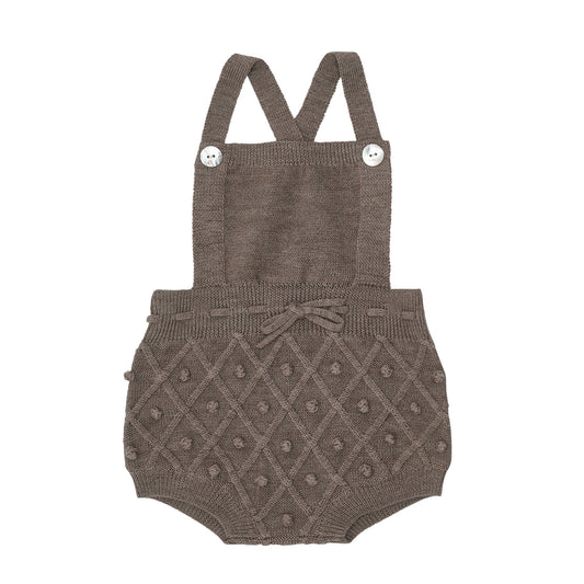 婴儿浅褐色羊毛短裤