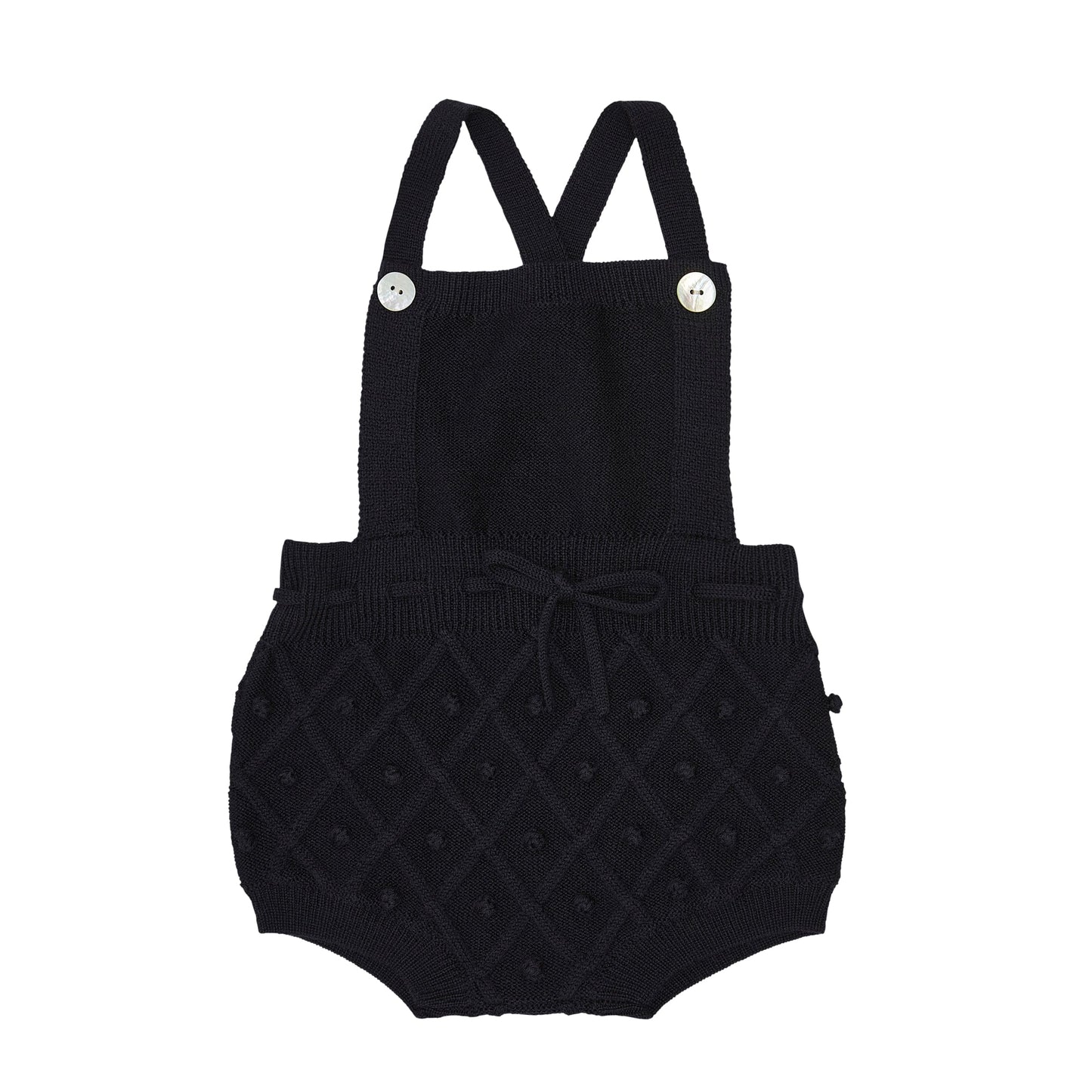 婴儿深蓝色羊毛短裤