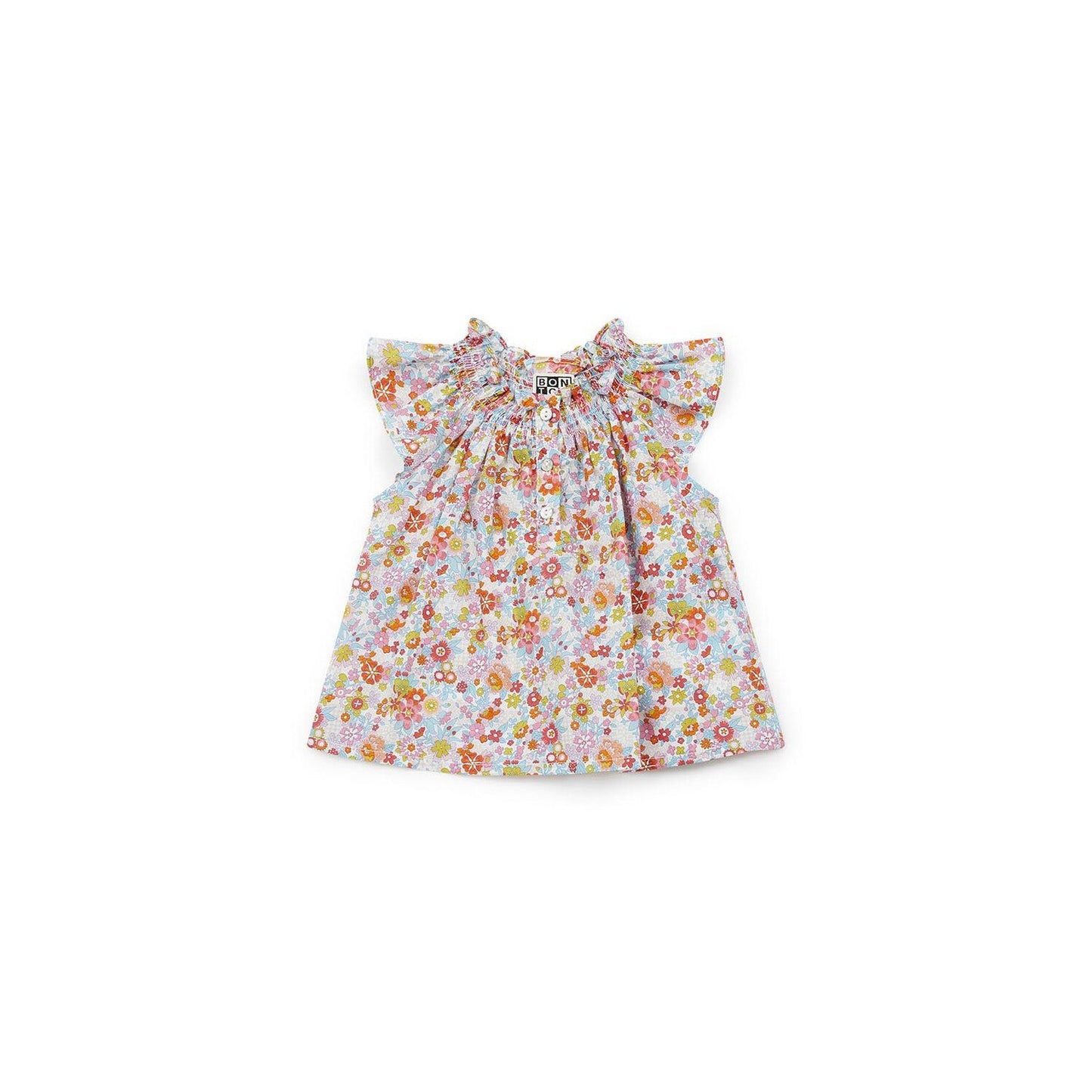 Baby Girls Multicolor Cotton Top