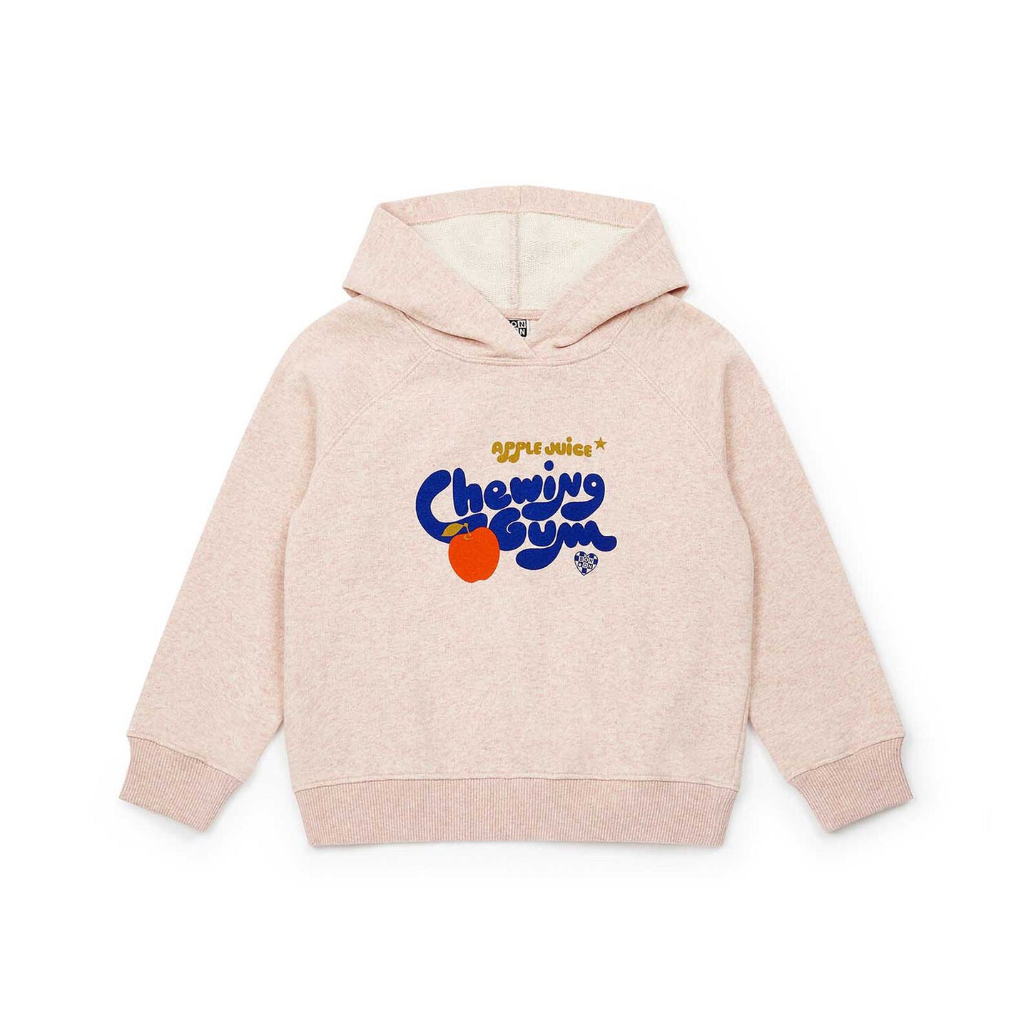 Girls Pink Logo Cotton Sweatshirt