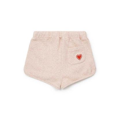 女童粉色心形短裤