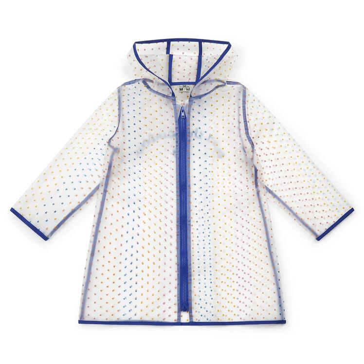 Girls Transparent Stars Raincoat