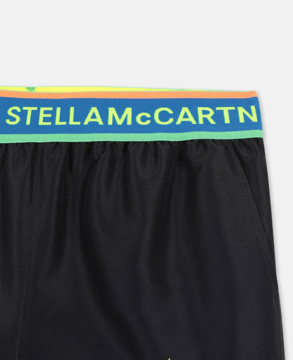 男童黑色游泳短裤