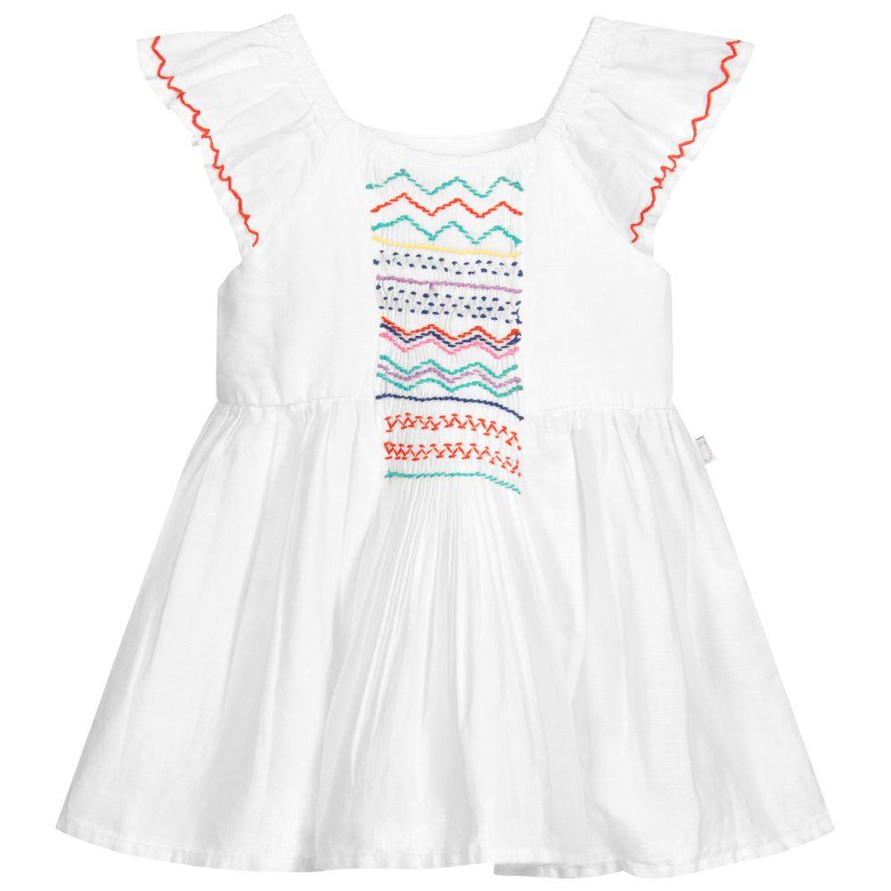 Baby Girls White Dress Set