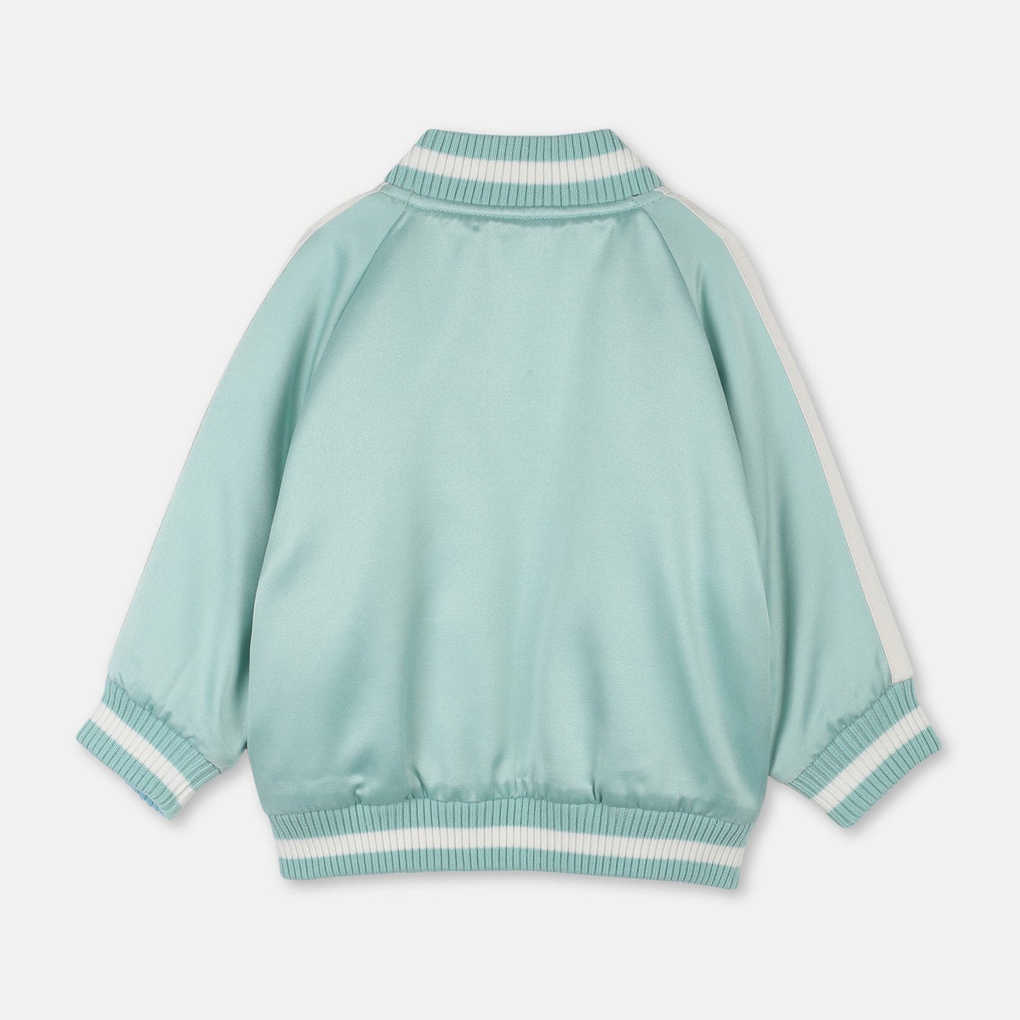 Baby Girls Mint Butterfly Reversible Jacket