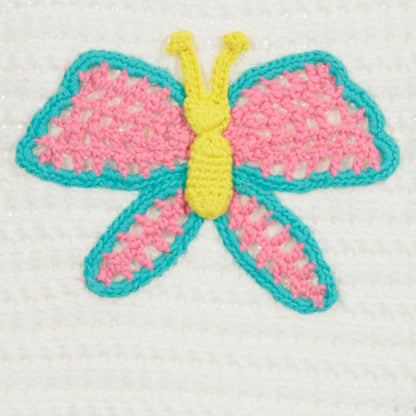 女童蝴蝶钩针编织上衣